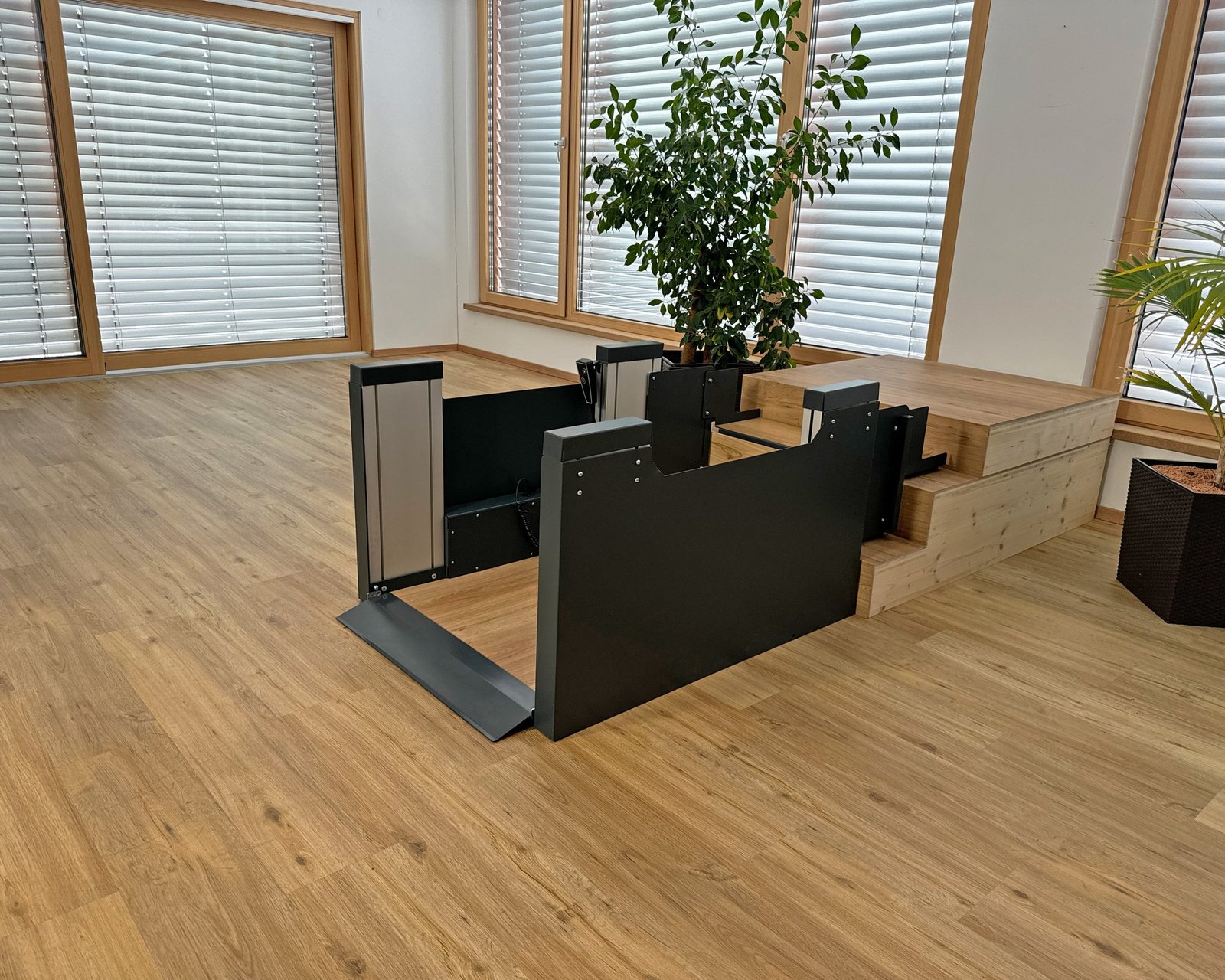 Stepsaver in een woonkamer